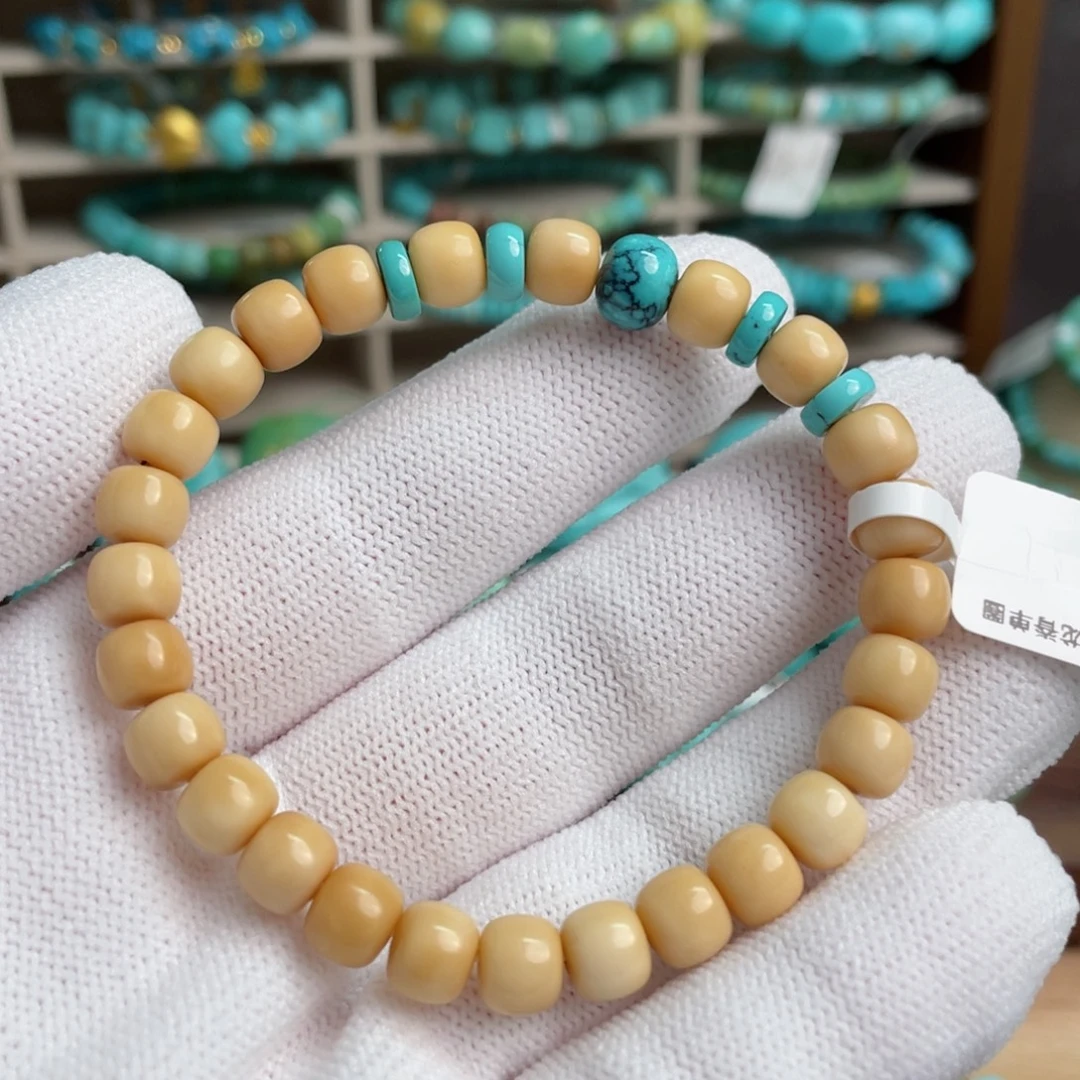 绿松石未镶嵌设计款单圈卡7