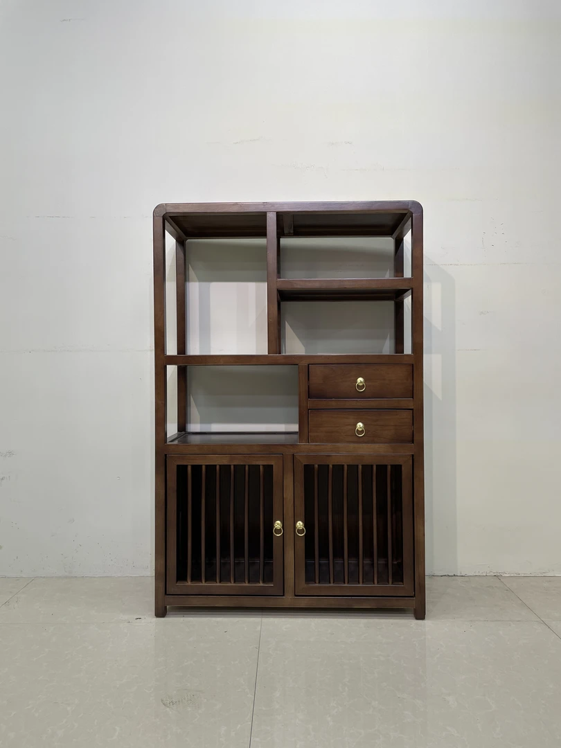 新款78公分矮柜茶叶柜新中式收纳柜