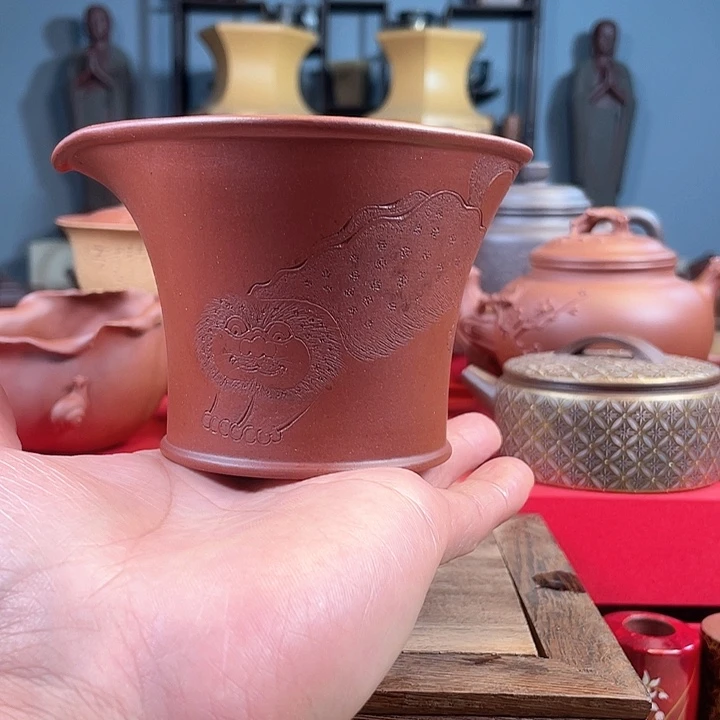 茶杯紫砂紫砂公道微瑕