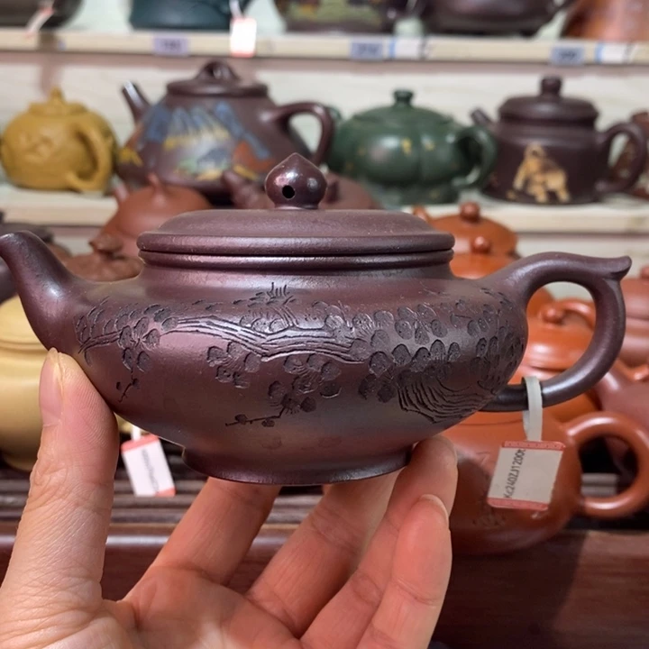 茶壶紫砂微瑕处理一把