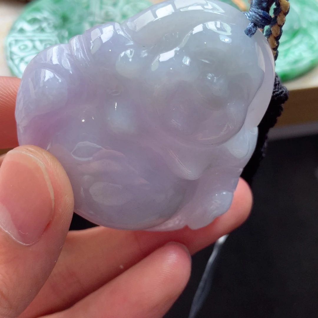 翡翠未镶嵌颈饰吊坠