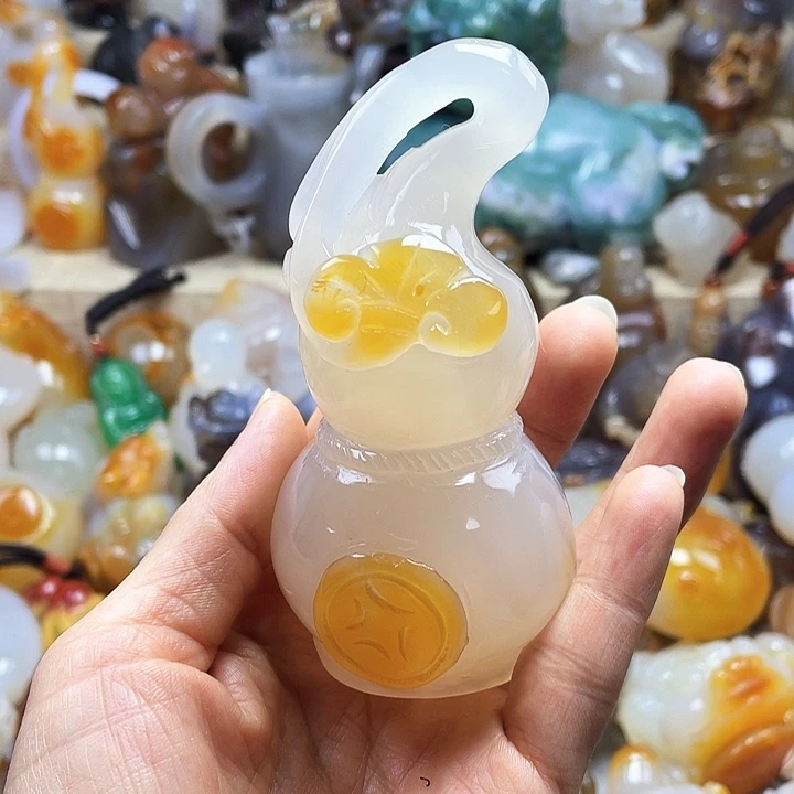 玛瑙/玉髓饰品未镶嵌清*