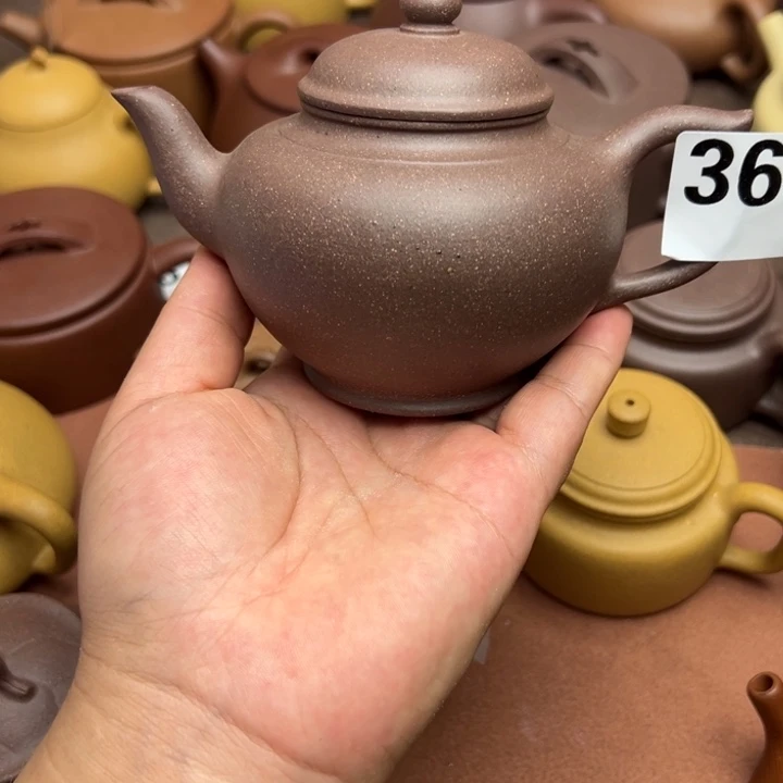 茶壶紫砂紫泥半手工260cc左右