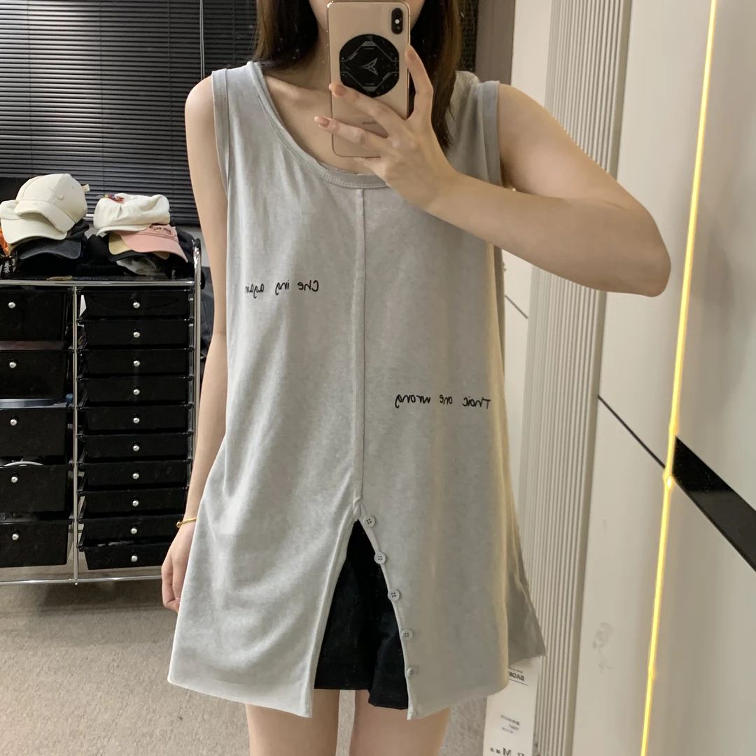 休闲设计背心宽松打底内搭简约80578