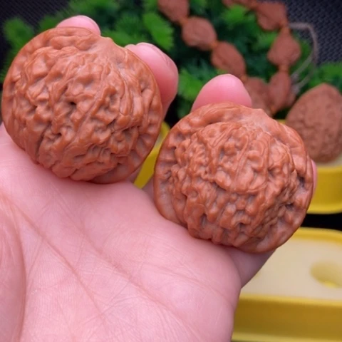 吊坠文玩核桃有**界莲花41全品