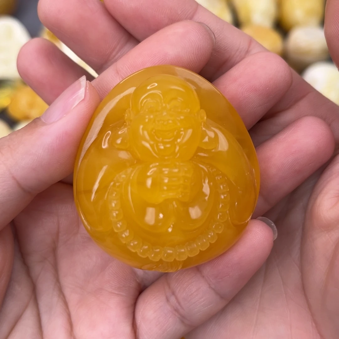 未镶嵌琥珀裸石佛