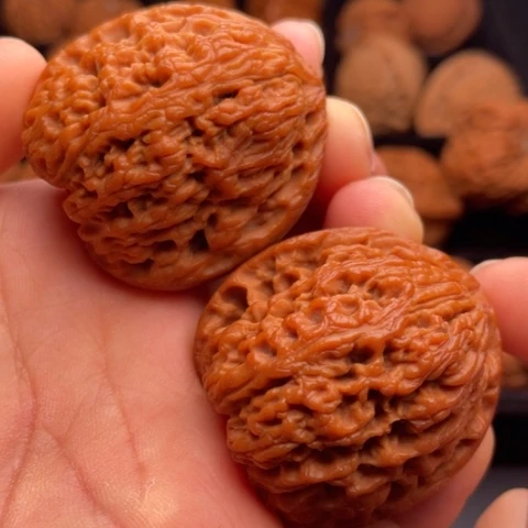 文玩核桃把件秦岭山脉核桃