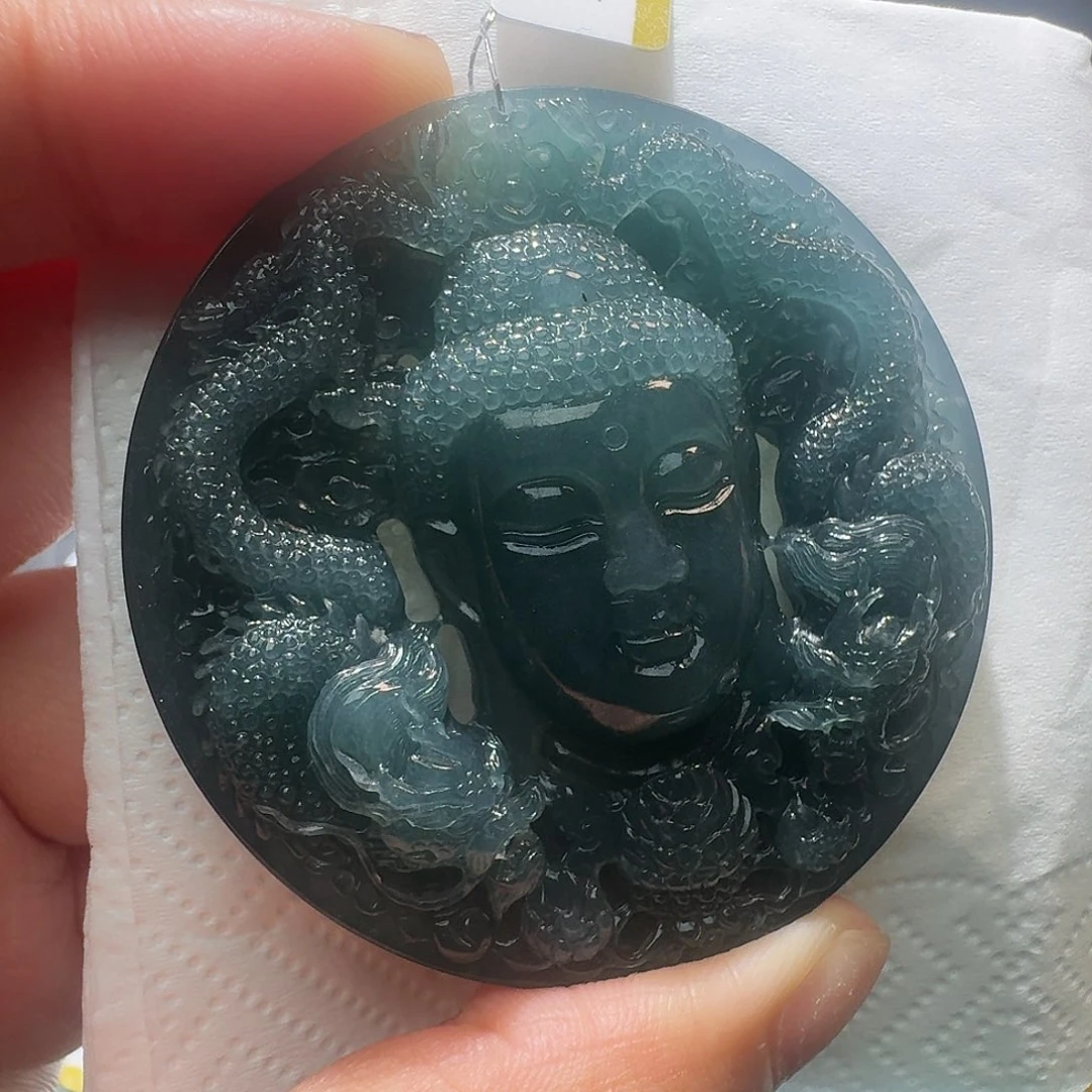 翡翠未镶嵌颈饰吊坠