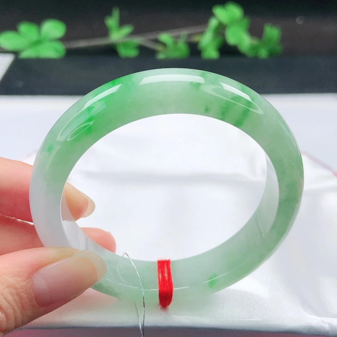 未镶嵌手镯翡翠54圈