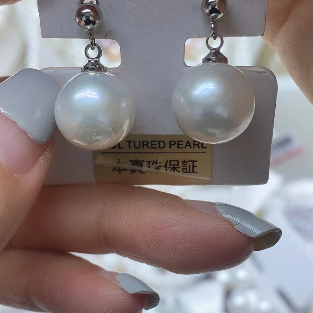 淡水珍珠未镶嵌耳钉