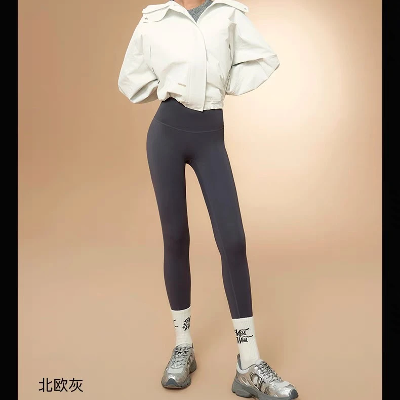 0009新款超薄冰丝鲨鱼裤女夏季外穿无痕防晒健身瑜伽打底裤