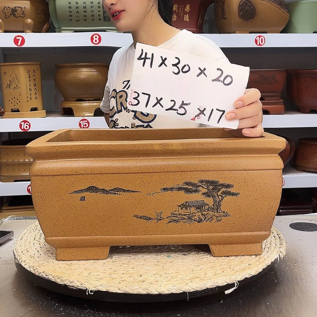 紫砂花盆紫砂花盆