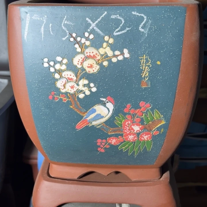 紫砂花盆紫砂花盆