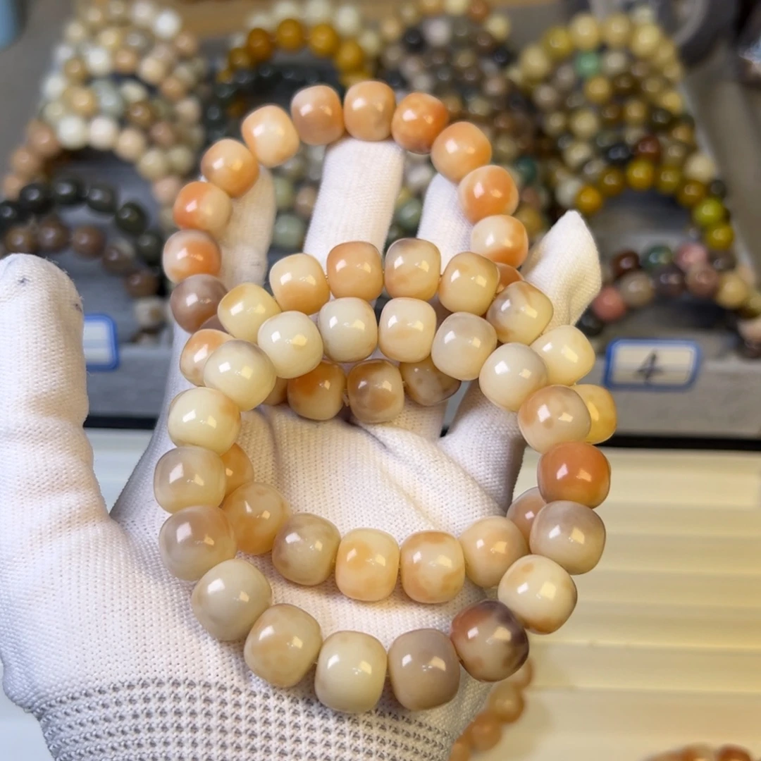 菩提根/象牙果手串桃花酿桶珠卡13 随机发货