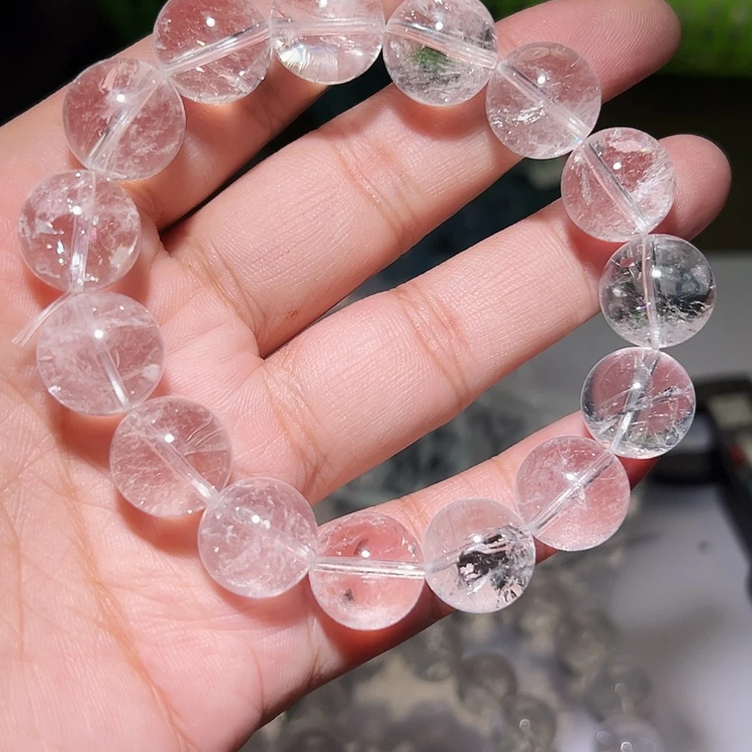 水晶手链未镶嵌14毫米喜马拉雅聚宝盆