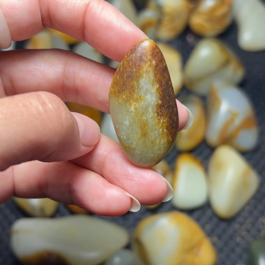 和田玉未镶嵌挂件31