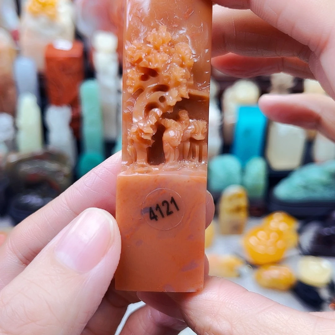 寿山石印石4121包邮包刻