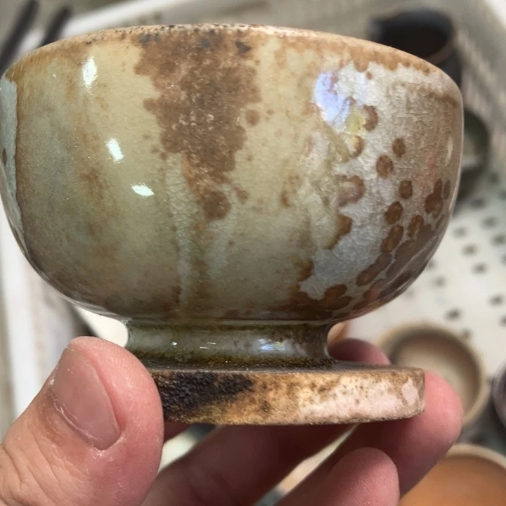 柴烧杯子宝瓶大放漏。