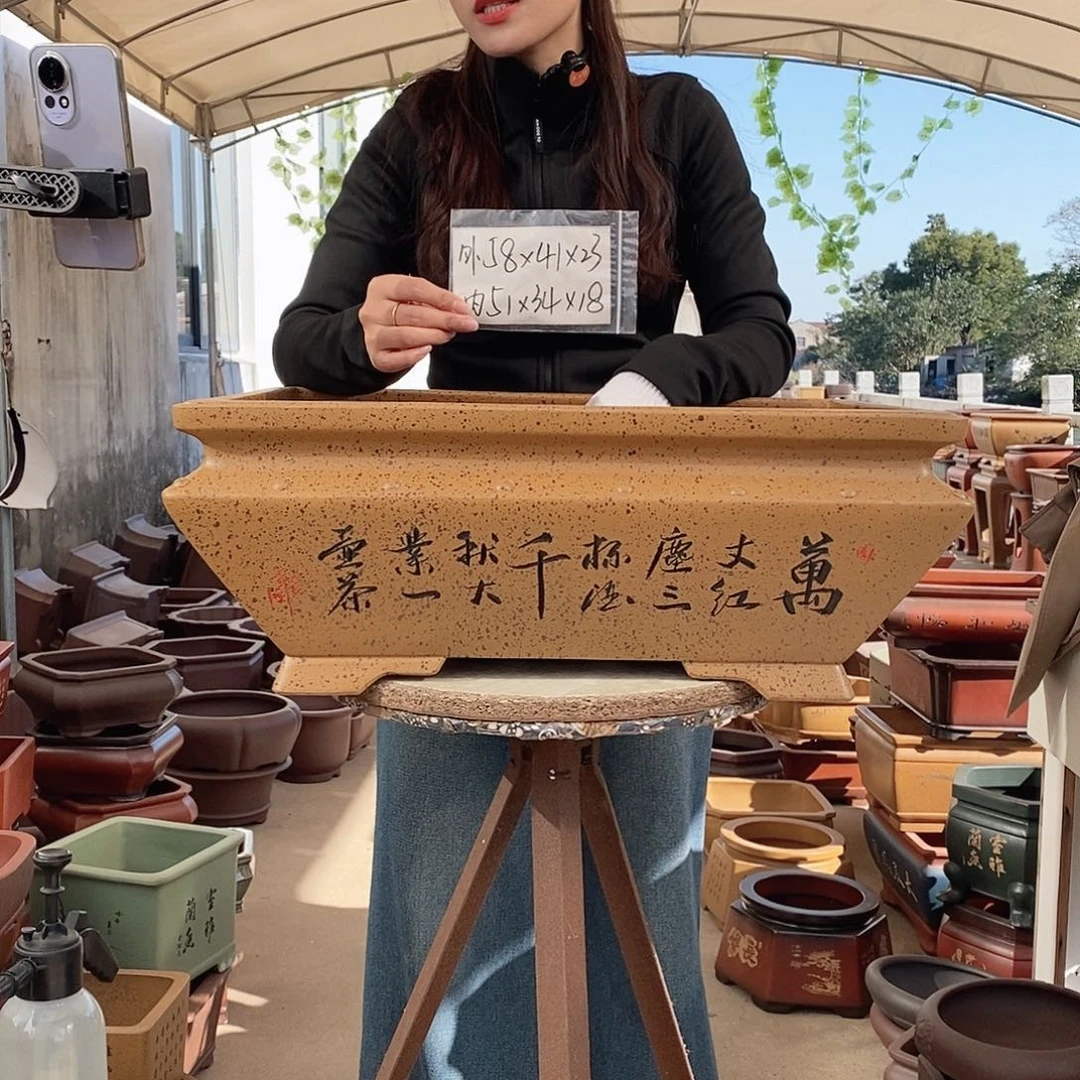 紫砂花盆紫砂花盆