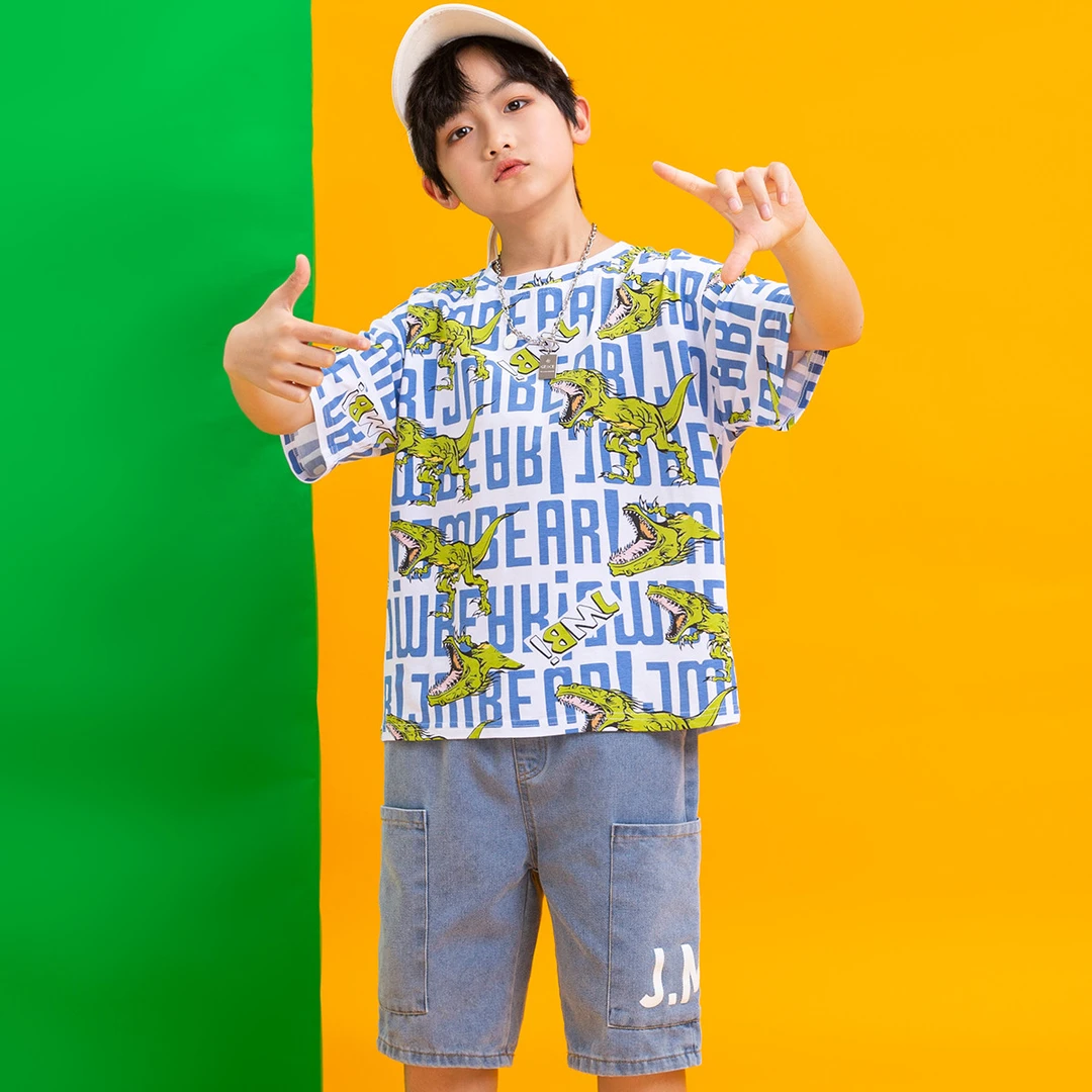 男童套装夏季-11JF114