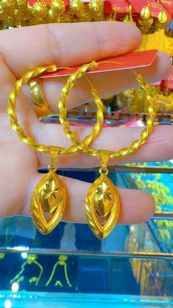 铜合金耳饰 铜合金耳饰 【LayLaBez】时尚气质铜合金不掉色耳饰精美