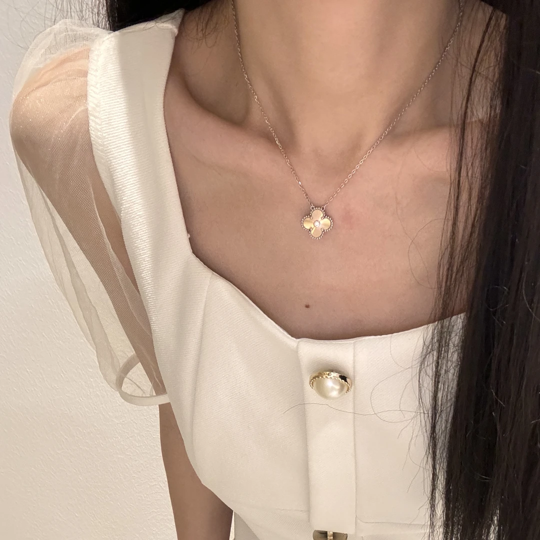 合金项链 经典轻奢圣诞款五花项链 时尚百搭气质款