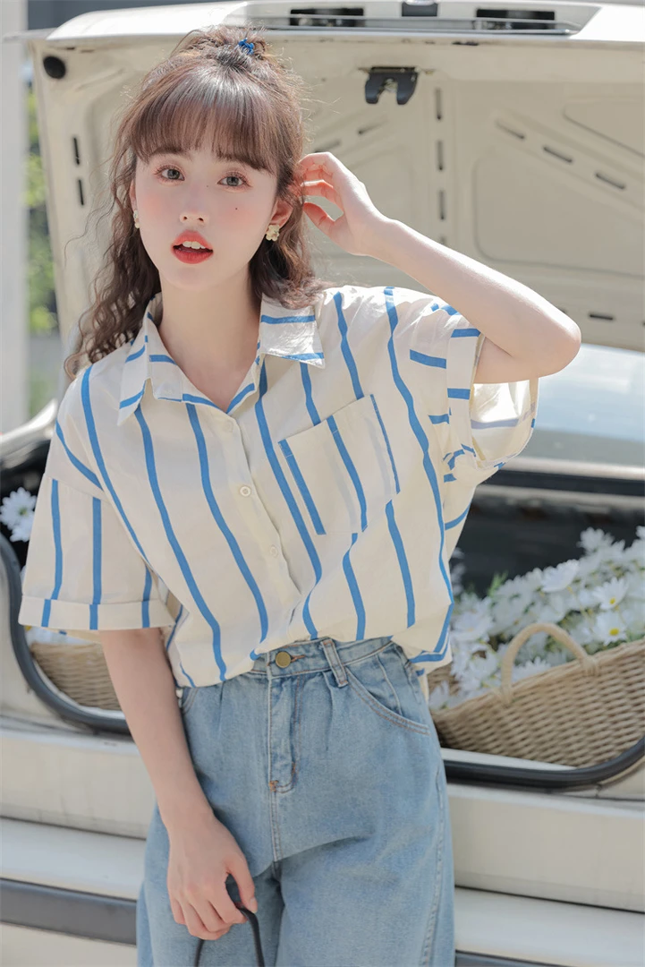 【衬衫】女款新品春秋季韩版时尚百搭衬衣