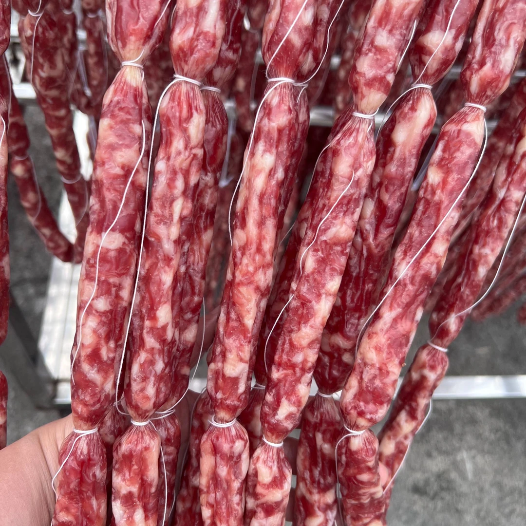 黑土猪高品质广味腊肠三肥七瘦新鲜猪肉制作广式咸甜口带酒香肉肠