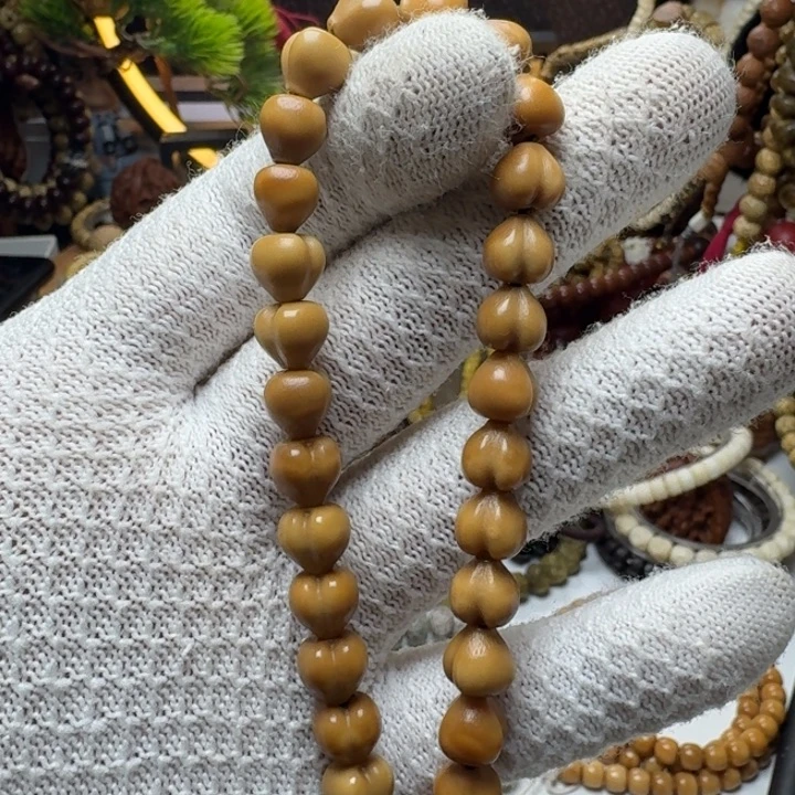 星月菩提手串9号车尺寸9龙脊屁桃手持