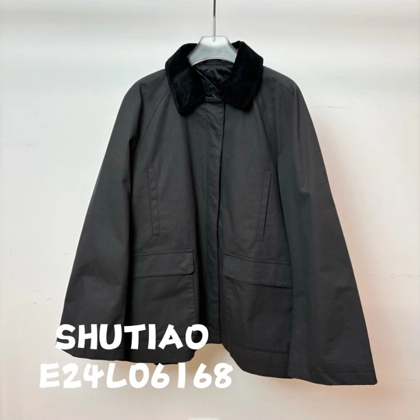 【SHUTIAO】2024秋冬：新款小众设计款外套E24L06168
