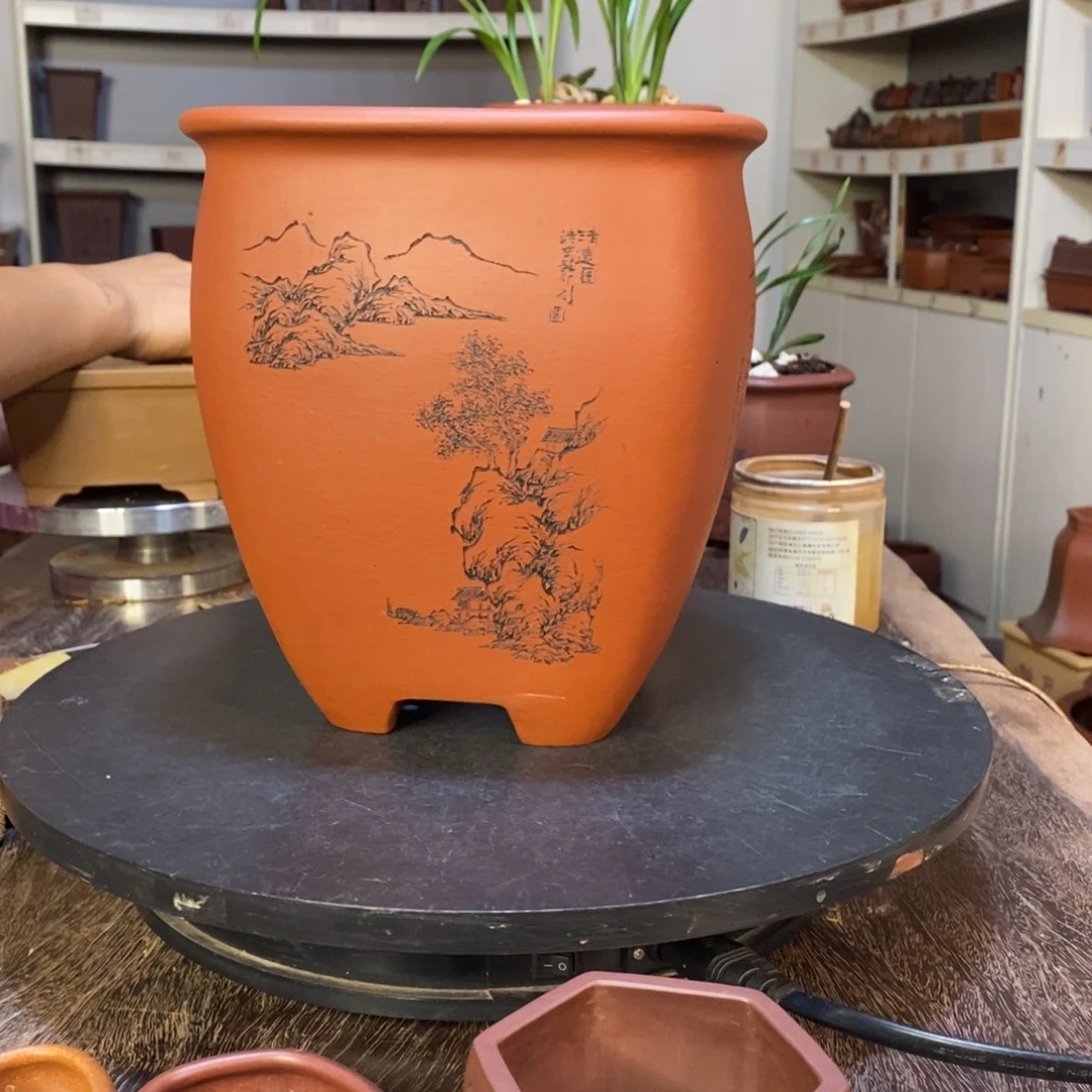 紫砂花盆风**轻紫砂花盆22222