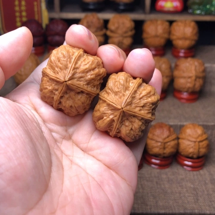 文玩核桃把件31小饼干四楞34