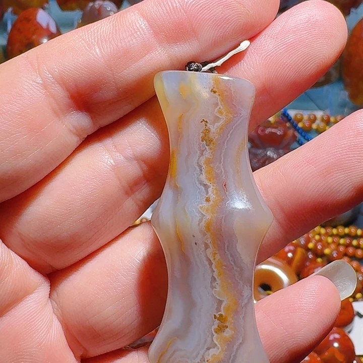 未镶嵌玛瑙/玉髓珠宝半成品
