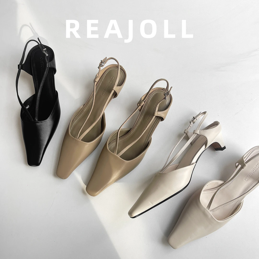 低跟韩版凉鞋气质细跟时装凉鞋单鞋百搭夏季包头时装时尚百搭浅口