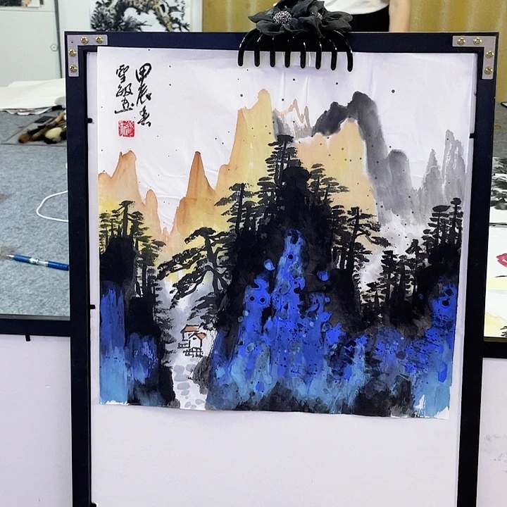 国画张圣敏先生纯手绘作品