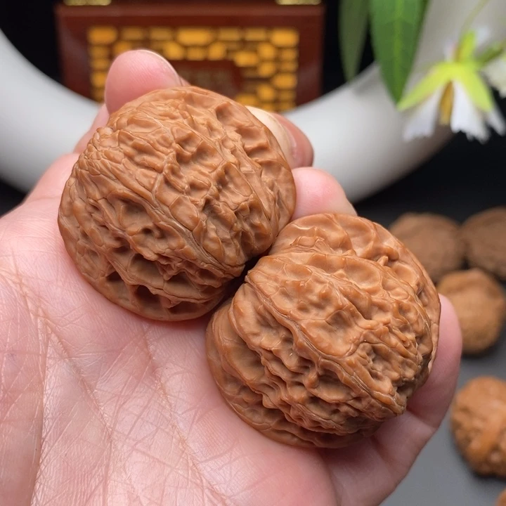 文玩核桃把件L*磨盘40