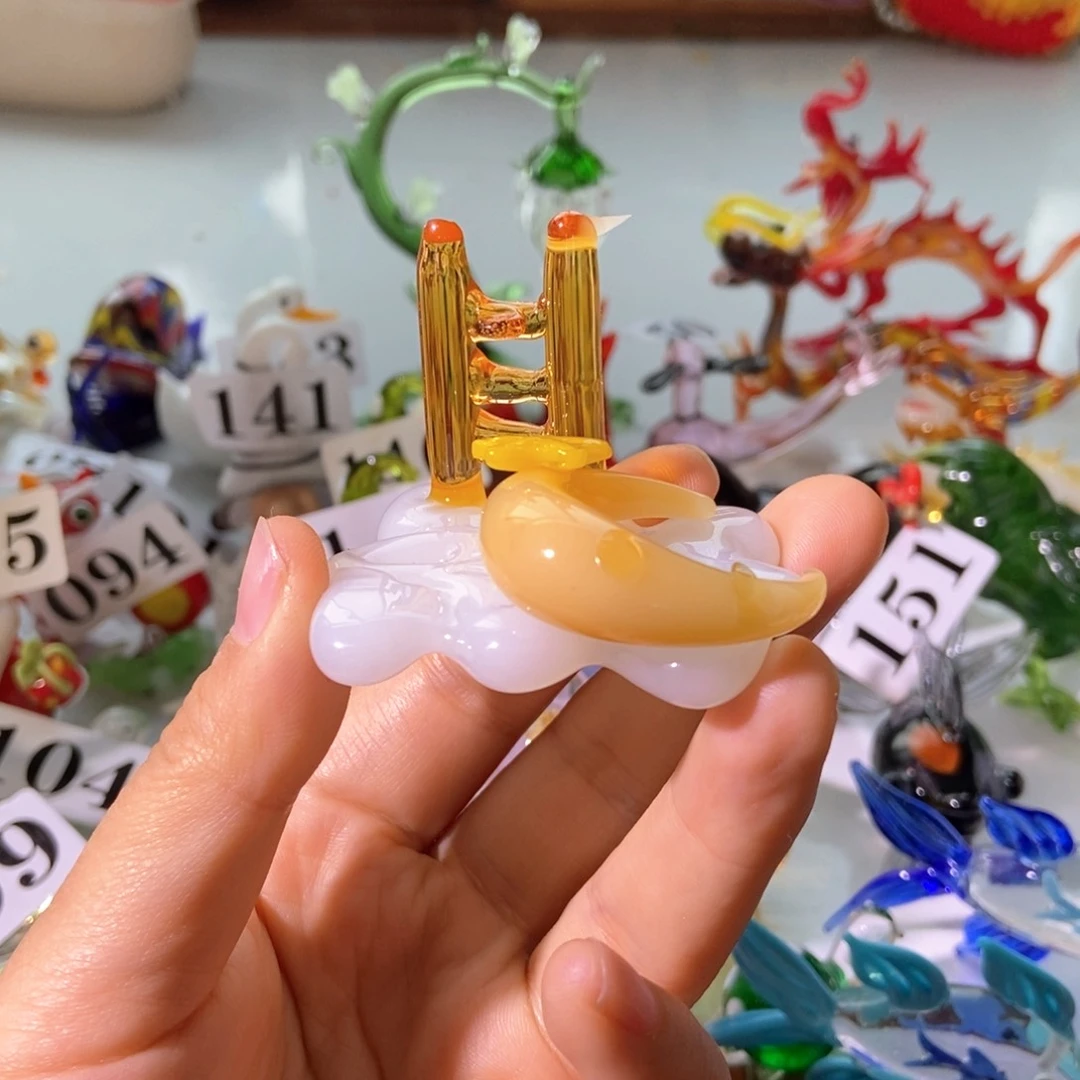 琉璃手工艺品小****y月亮梯有瑕