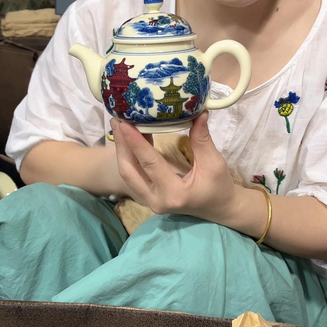 摆件//////景德镇陶瓷瓷器。黄。