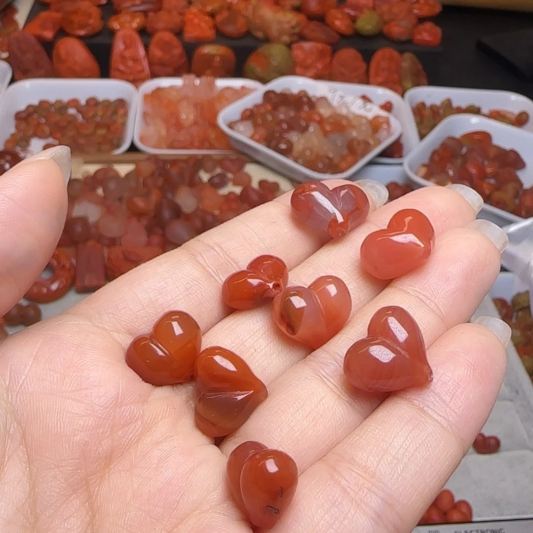 南红玛瑙未镶嵌吊坠(不含链)