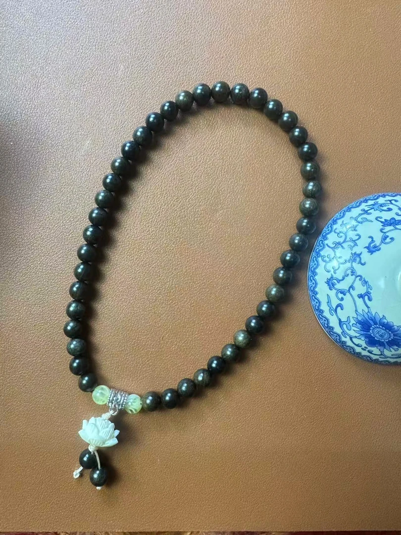 F-680沉贵宝莲花双圈手串（不带礼盒）