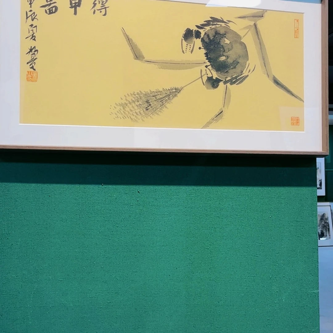 【闪购商品】国画枫**露董亮带框精装裱福利