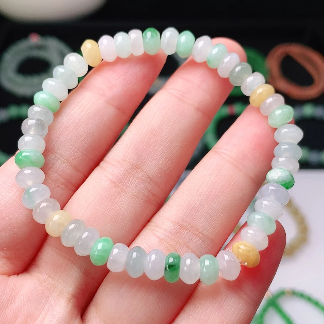 未镶嵌手链翡翠翡翠