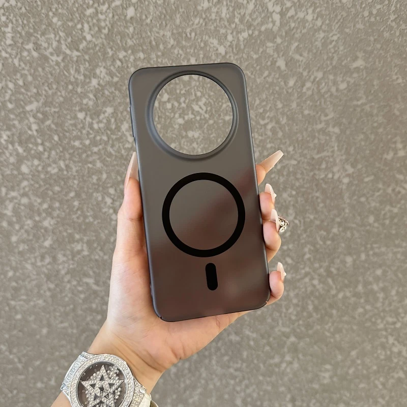 适用于华为mate80promax手机壳肤感超薄磨砂70pro+透明高级感磁吸