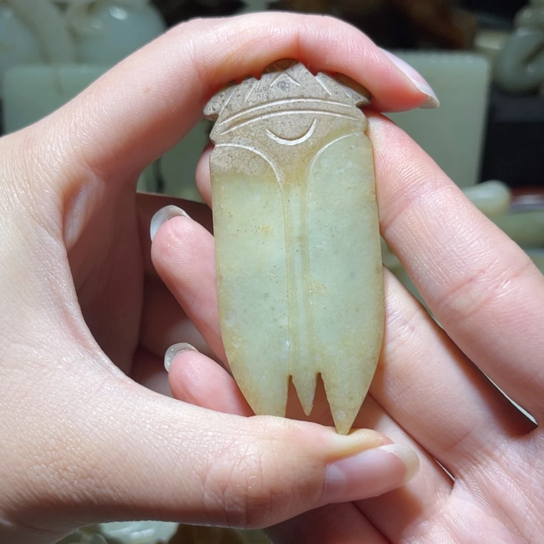未镶嵌和田玉（糖玉）挂件