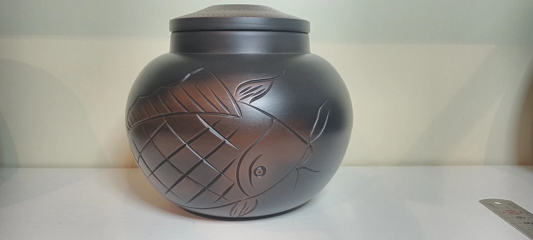 【建水紫陶】厂家直销茶叶罐手工防潮密封