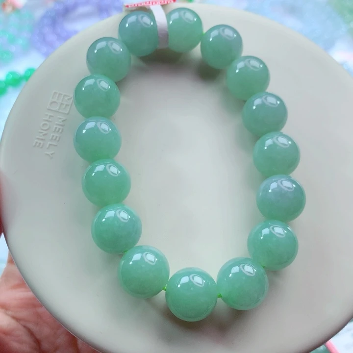 翡翠未镶嵌手链卡12.4