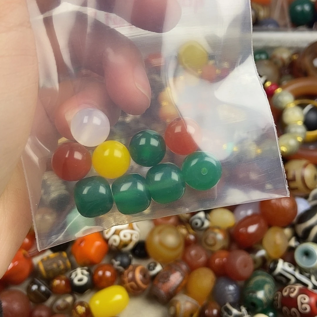 牧***野玛瑙/玉髓未镶嵌玛瑙配珠玛瑙散珠