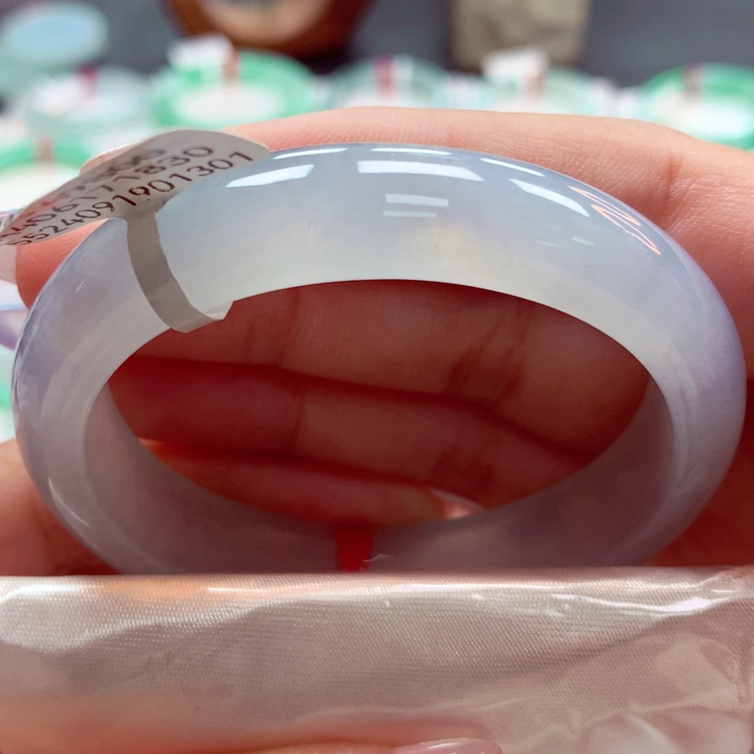 翡翠手镯未镶嵌53贵妃（莫莫26）17号