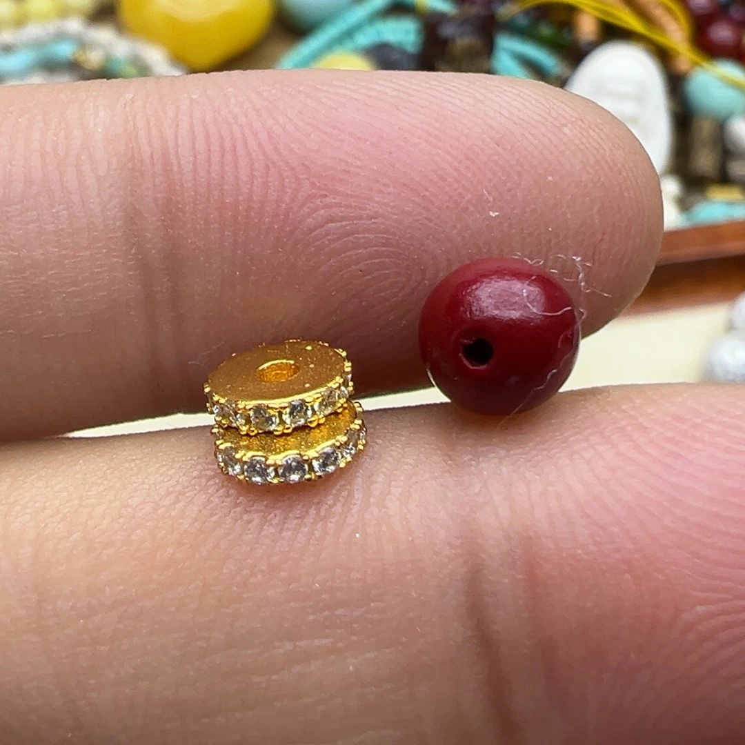 南红玛瑙颈饰银S925镀金镶嵌