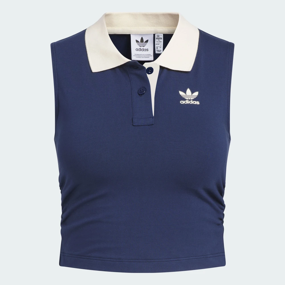 adidas Originals阿迪三叶草女子POLO PAD TANK休闲背心KE3893
